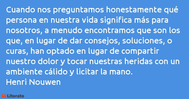 Frases de Henri Nouwen