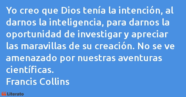 Frases de Francis Collins