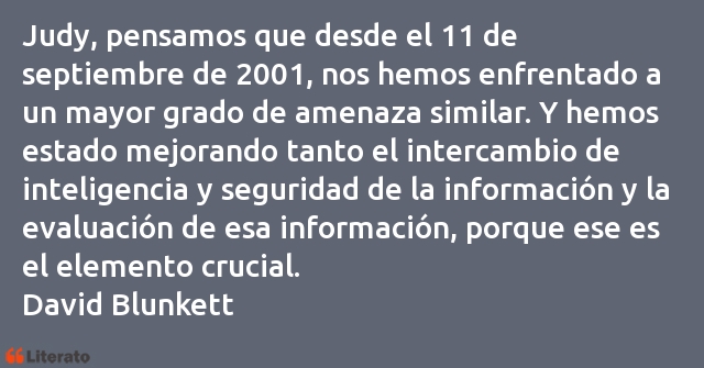 Frases de David Blunkett