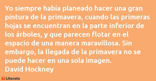 Frases de David Hockney