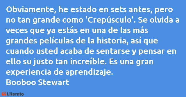 Frases de Booboo Stewart