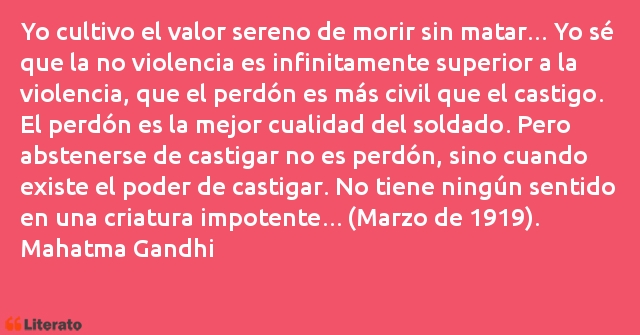 Frases de Mahatma Gandhi