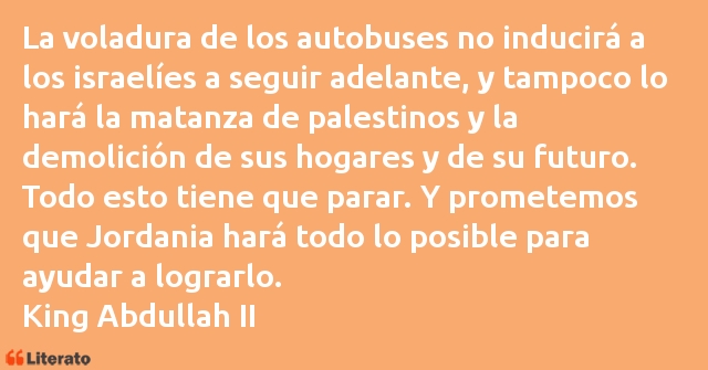 Frases de King Abdullah II