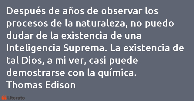 Frases de Thomas Edison