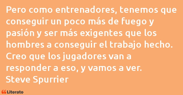 Frases de Steve Spurrier