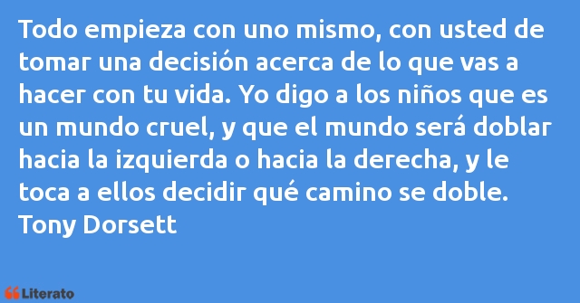 Frases de Tony Dorsett