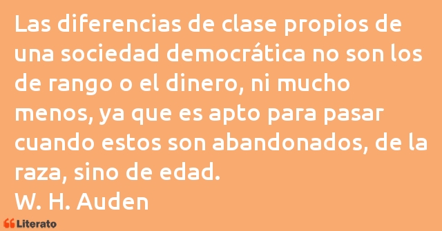 Frases de W. H. Auden