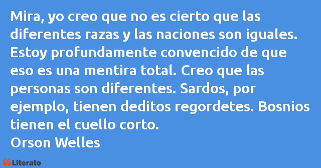 Frases de Orson Welles