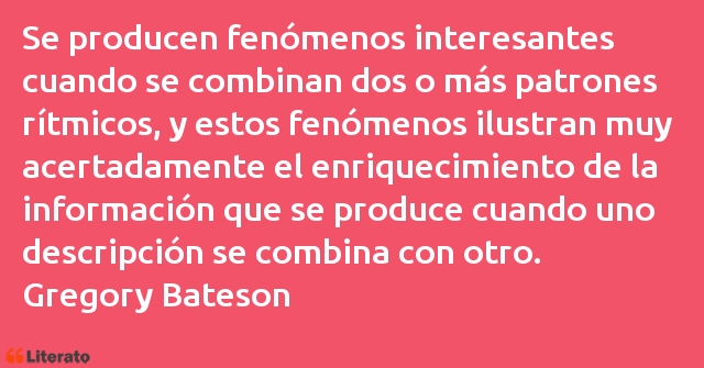 Frases de Gregory Bateson