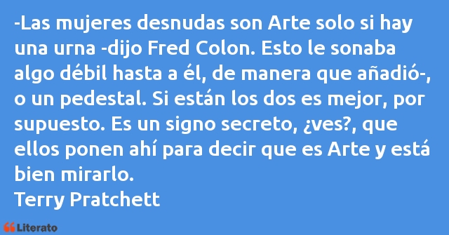 Frases de Terry Pratchett