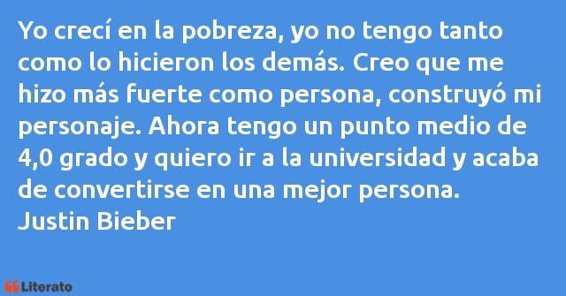 Frases de Justin Bieber