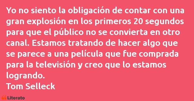 Frases de Tom Selleck