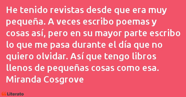 Frases de Miranda Cosgrove