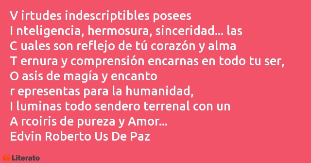 Frases de Edvin Roberto Us De Paz