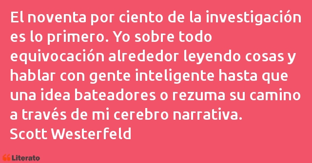 Frases de Scott Westerfeld