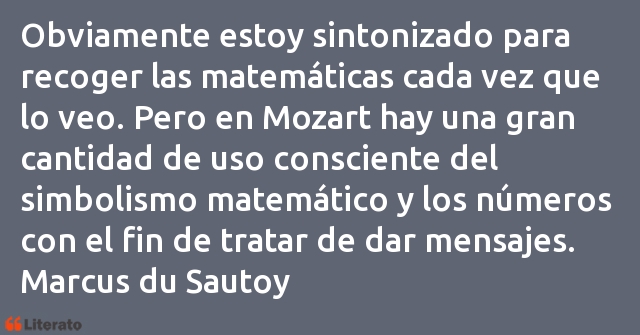 Frases de Marcus du Sautoy