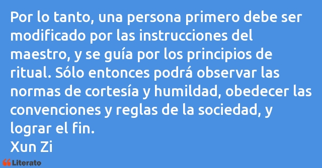 Frases de Xun Zi