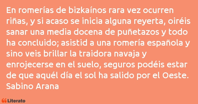 Frases de Sabino Arana