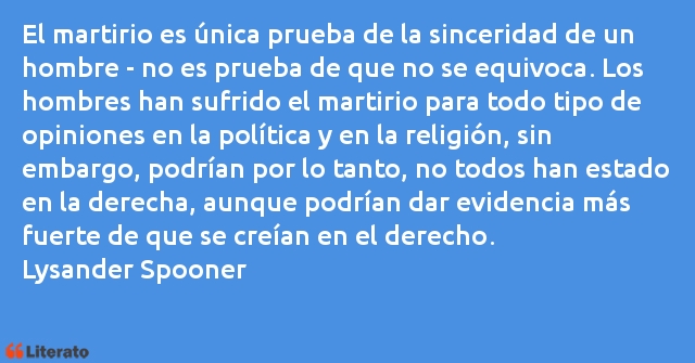 Frases de Lysander Spooner