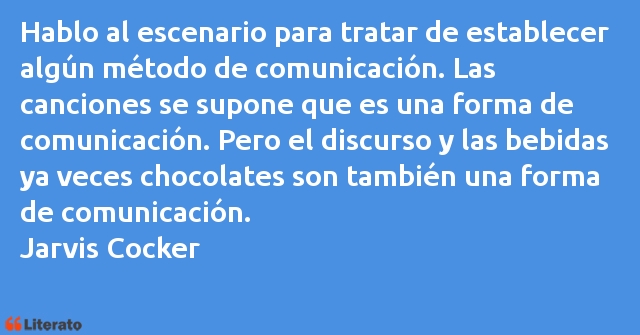 Frases de Jarvis Cocker