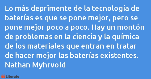 Frases de Nathan Myhrvold