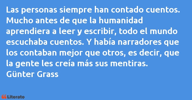 Frases de Günter Grass