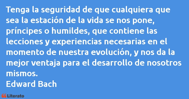 Frases de Edward Bach