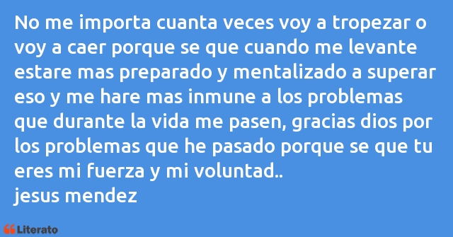 Frases de jesus mendez