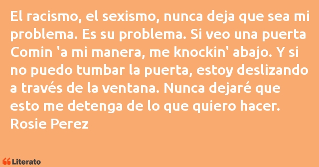 Frases de Rosie Perez