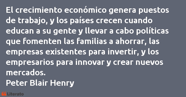 Frases de Peter Blair Henry