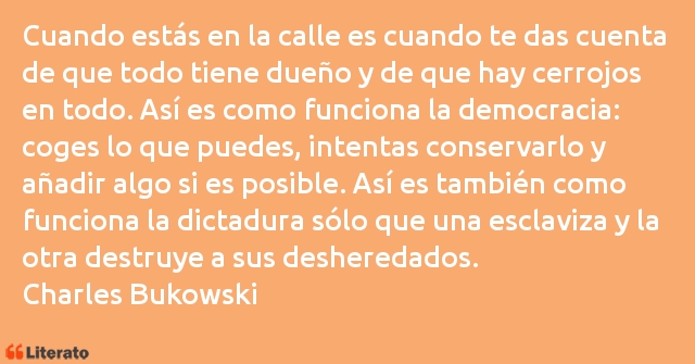 Frases de Charles Bukowski