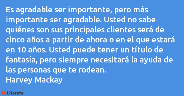 Frases de Harvey Mackay