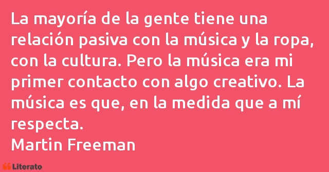 Frases de Martin Freeman