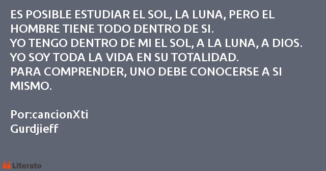 Frases de George Gurdjieff