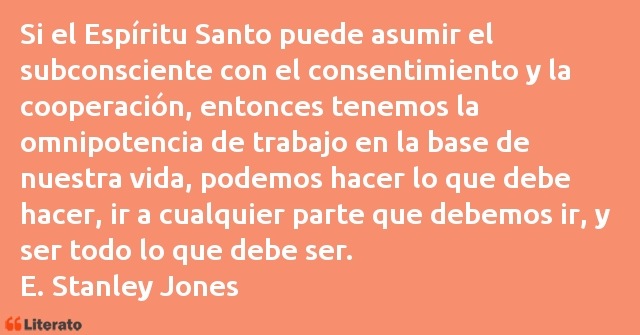 Frases de E. Stanley Jones