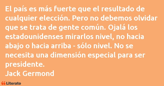 Frases de Jack Germond