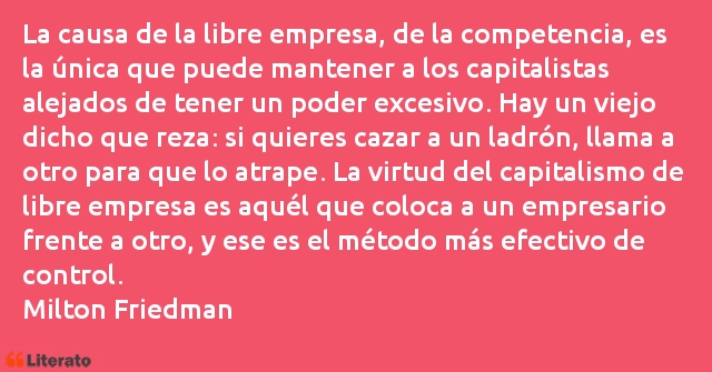 Frases de Milton Friedman