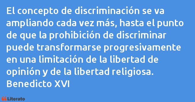 Frases de Benedicto XVI