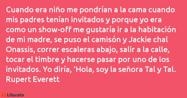 Frases de Rupert Everett