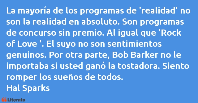 Frases de Hal Sparks