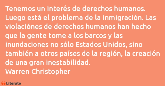 Frases de Warren Christopher