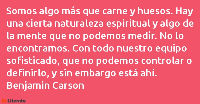 Frases de Benjamin Carson