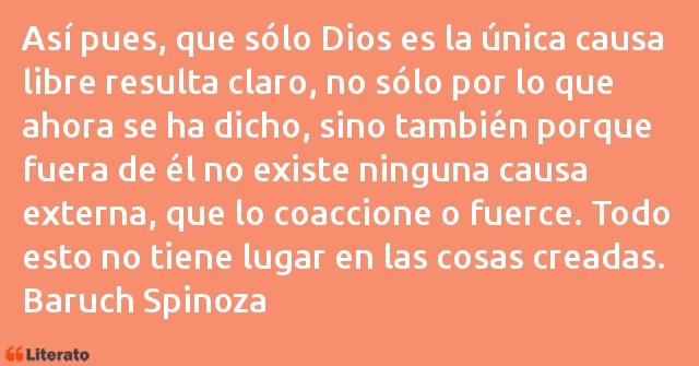 Frases de Baruch Spinoza