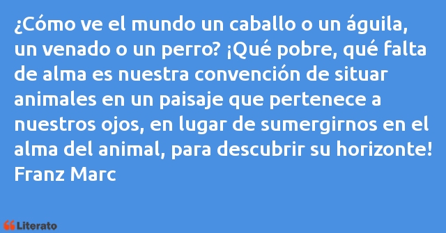 Frases de Franz Marc