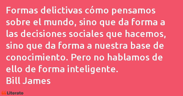 Frases de Bill James