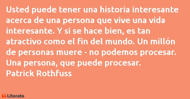 Frases de Patrick Rothfuss