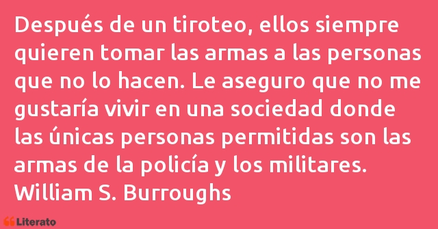 Frases de William S. Burroughs