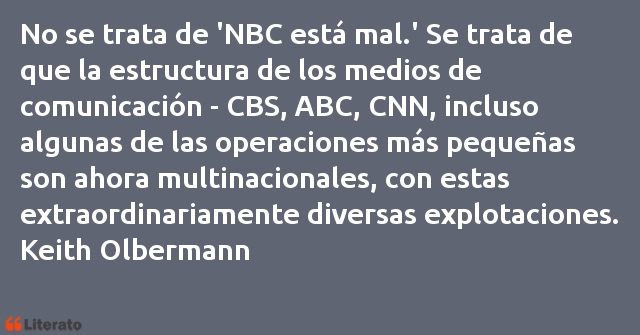 Frases de Keith Olbermann