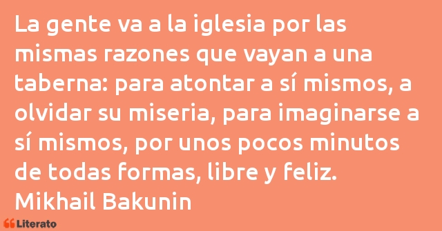 Frases de Mikhail Bakunin