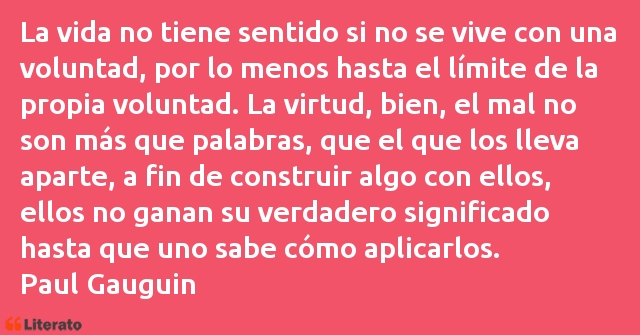 Frases de Paul Gauguin